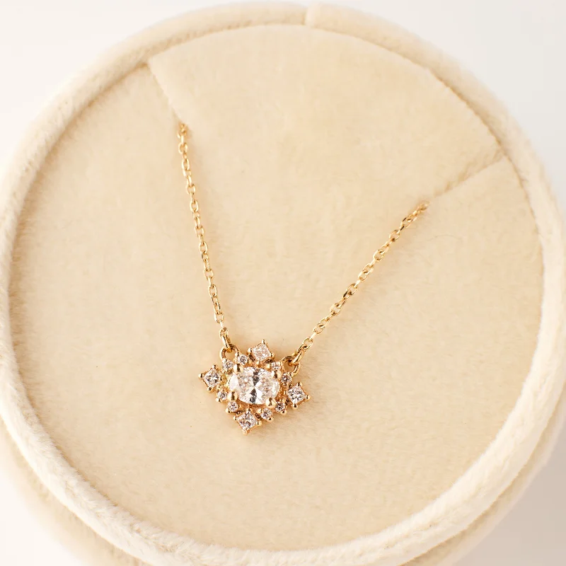 Your Dream Jewelry At Dream Prices Belle Necklace - Oval Lab-Grown Diamonds