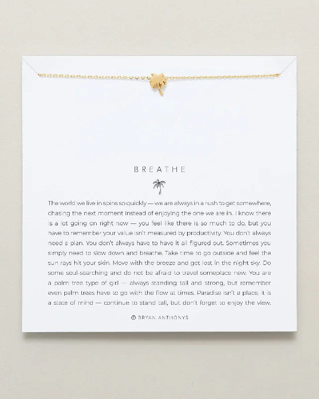 Breathe Icon Necklace