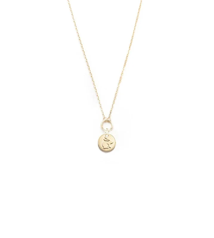 Unique Jewelry For Less – Shop The Sale Now Bunny - True Love : Miniature Coin Drop Necklace
