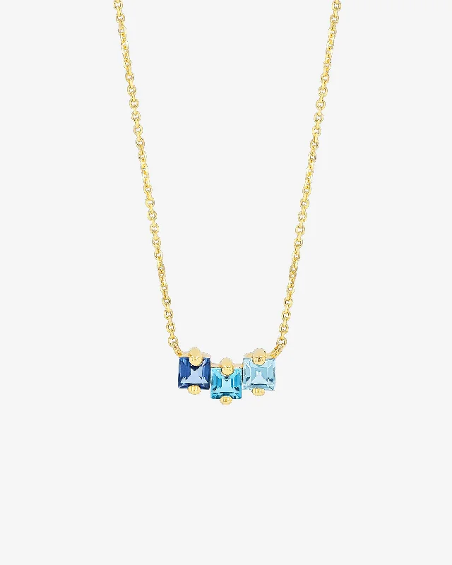 Cierra Blue Ombre Mini Bar Pendant