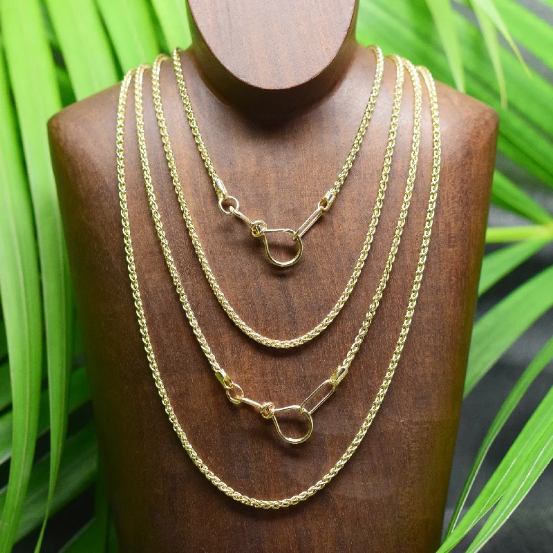 Wheat Chain-14k Gold-Standard