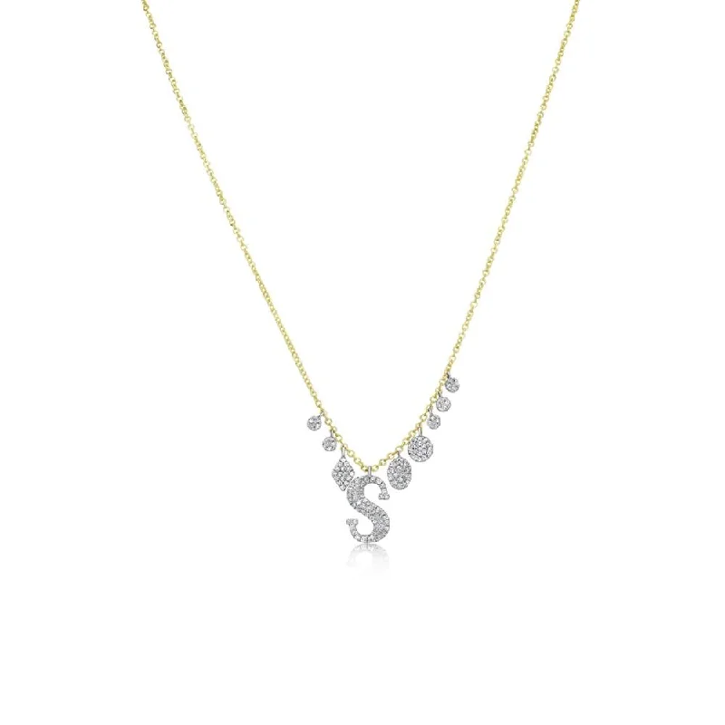 The Perfect Accessory For Less – Jewelry Sale Live Meira T Diamond and Charms Initial Necklace