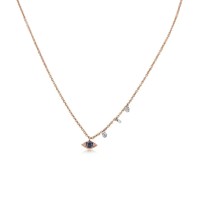 The Ultimate Jewelry Sale – Shop Premium Styles Meira T Rose Gold Evil Eye Necklace