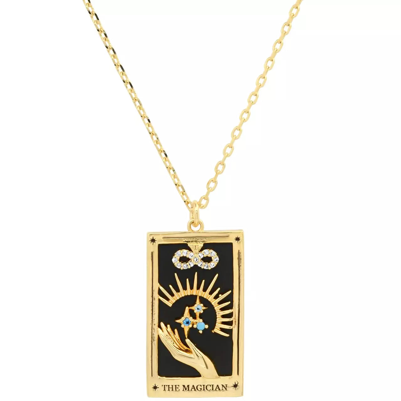 Limited-Stock Jewelry Sale – Shop Before It's Gone TAI Magician Tarot Card Pendant