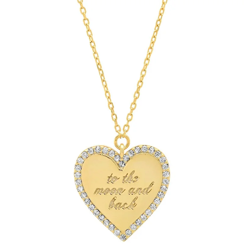 Bestselling Jewelry At Special Promotional Rates TAI TO THE MOON AND BACK HEART PENDANT