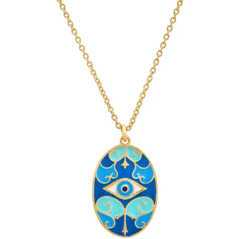 Best Jewelry Sale – Shop Exclusive Designs Now TAI BLUE ENAMEL EVIL EYE PENDANT