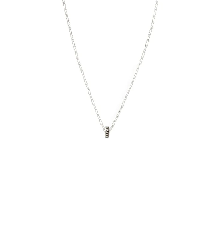 Buy More, Save More On Stunning Jewelry Pieces Dream : Heart Beat Super Fine Clip Chain Necklace White Gold
