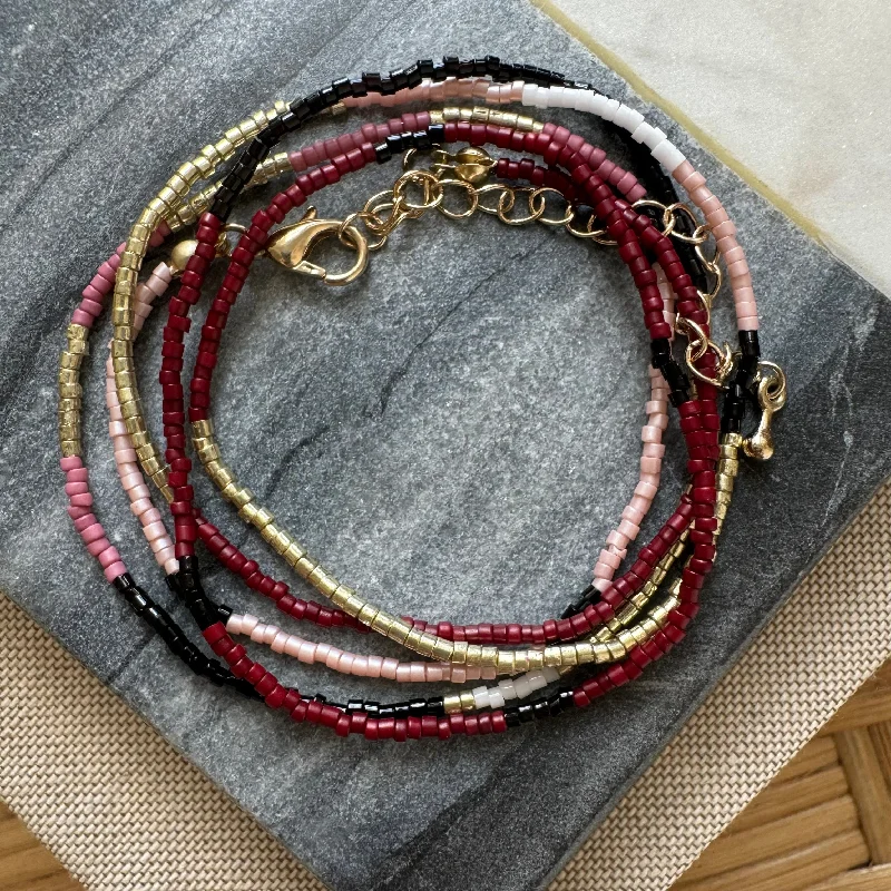 Elegant Rose Gold Jewelry For A Stylish Touch Long cranberry apple Necklace
