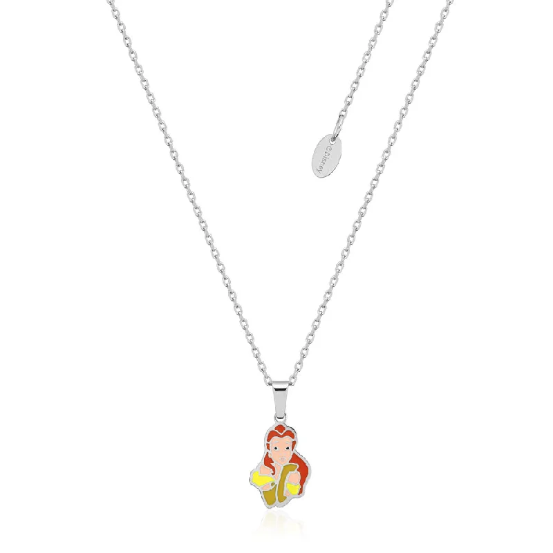 Your Dream Jewelry At Dream Prices Disney Stainly Steel Beauty And The Beast Princess Belle Pendant On 40+7cm Chain