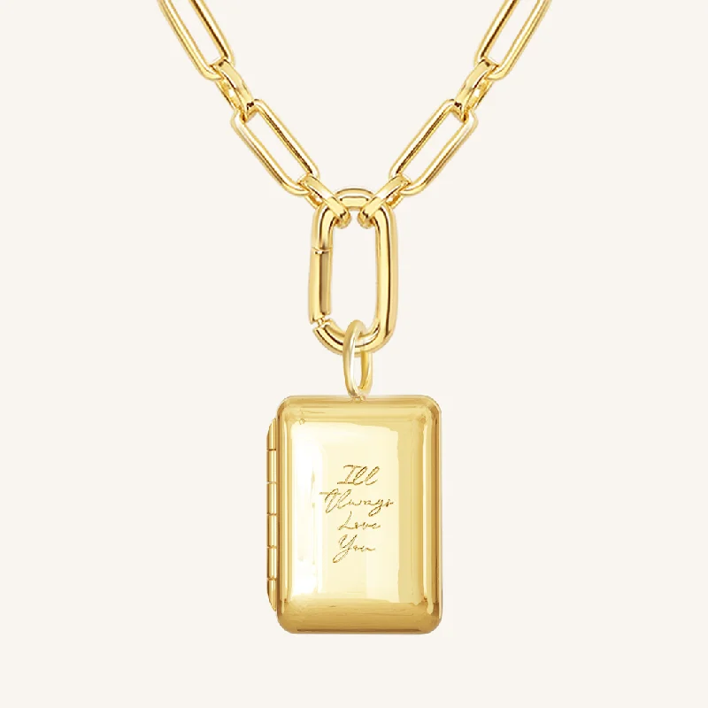 Huge Markdowns On Premium Jewelry Styles Etch Story Photo Locket Necklace
