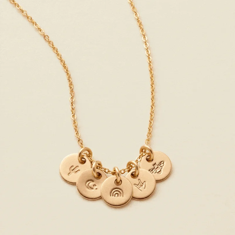 Special Offers On Handcrafted And Designer Jewelry Evie Charm Stacker Disc Necklace