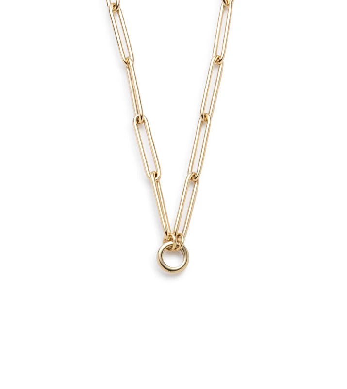 Stunning Statement Jewelry, Unbeatable Discounts Extended Clip Open Chain Yellow Gold
