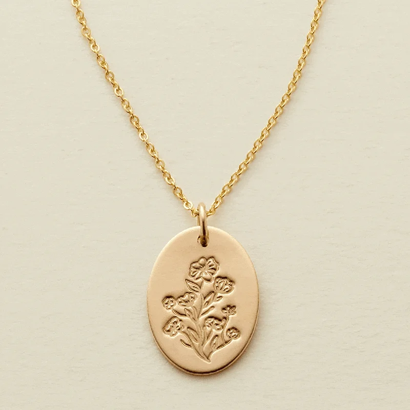 Don't Miss These Dazzling Jewelry Discounts Family Florals Oval Necklace