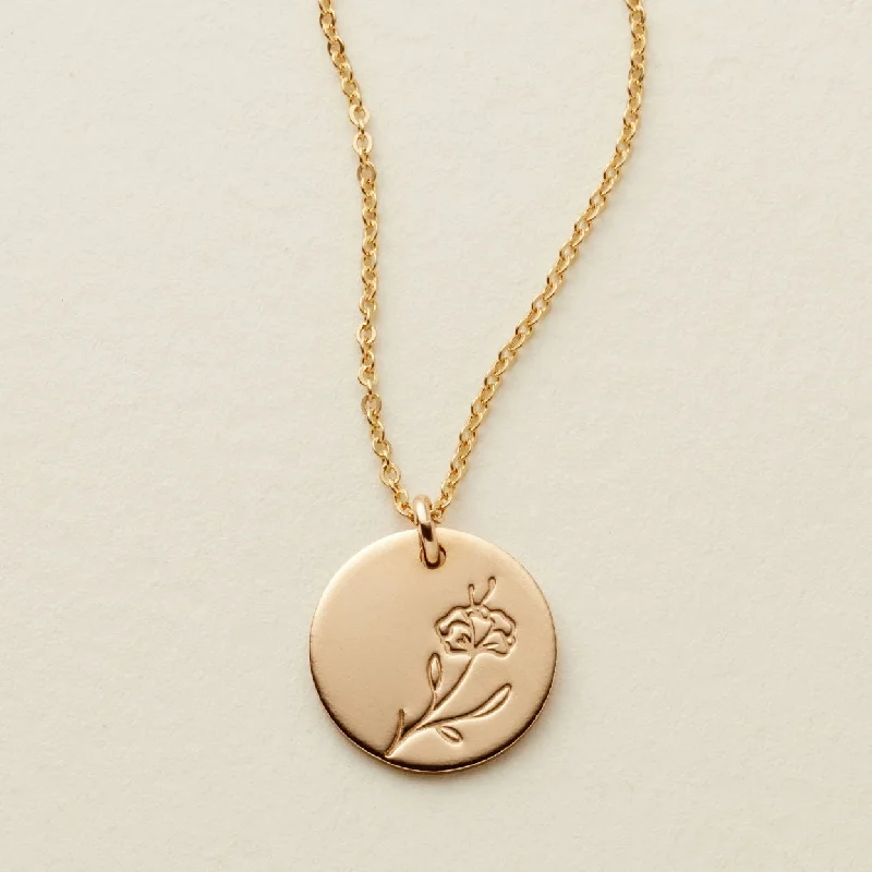 Unmissable Jewelry Clearance – Final Reductions February Birth Flower Necklace
