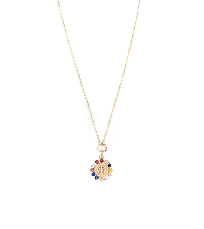 Make Your Outfit Shine With Discounted Jewelry Inner Light - Foundational Keys :  Miniature Medallion Drop Necklace
