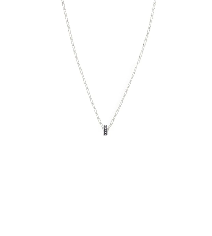 Don't Miss Out On Bestselling Jewelry At Special Prices Karma : Heart Beat Super Fine Clip Chain Necklace White Gold