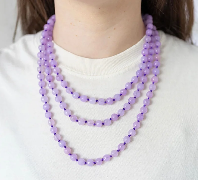 Premium Diamond Jewelry At Once-In-A-Lifetime Discounts Lavender Gemstone Necklace