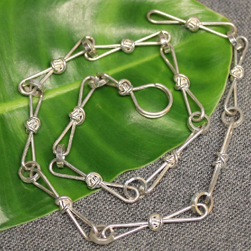 Love Knot Sterling Silver Chain