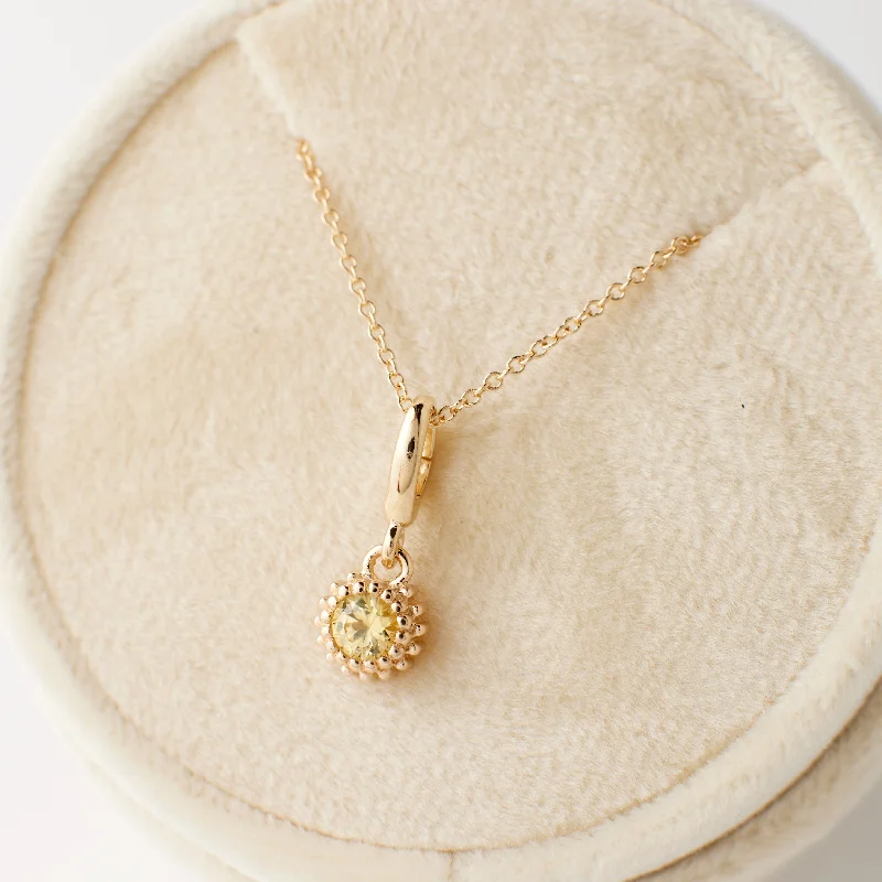 Flash Sale On Exquisite Jewelry – Don't Miss Out Mabel Charm - Yellow Montana Sapphire