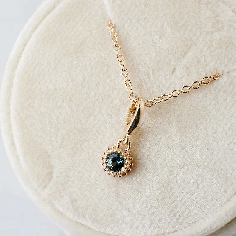 Exclusive Jewelry Offers – Shine For Less Mabel Charm - Teal Blue Montana Sapphire
