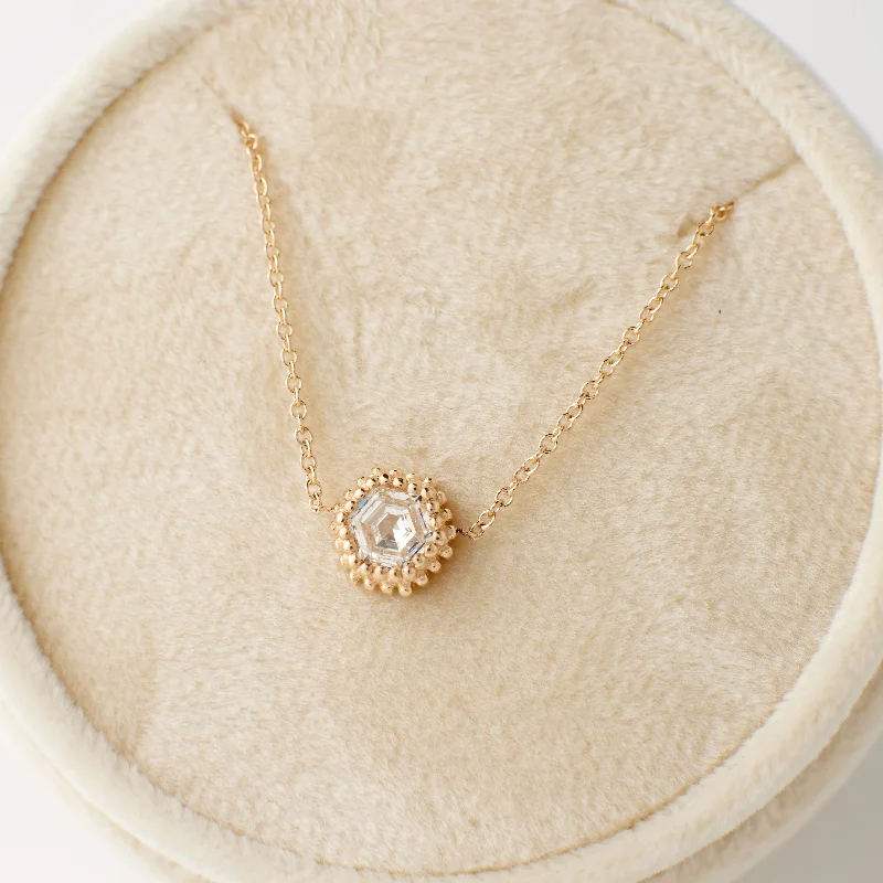 Seasonal Jewelry Sale – Upgrade Your Style Today Mabel Necklace - Hexagon Diamond