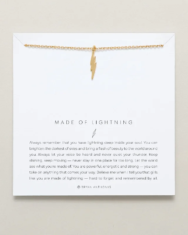 Made of Lightning Necklace