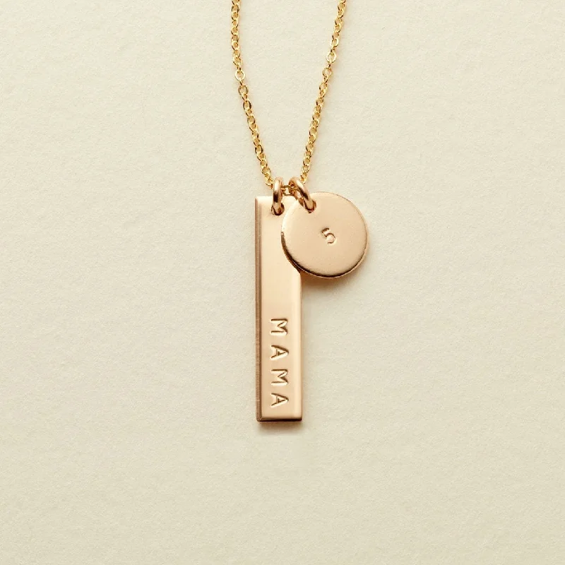 Jewelry Clearance Sale – Final Reductions Mama & Co Bar Necklace