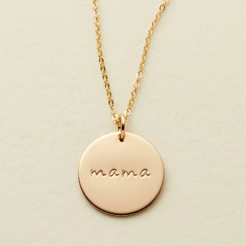 Personalized Jewelry Sale – Meaningful Gifts At Great Prices Mama Disc Necklace