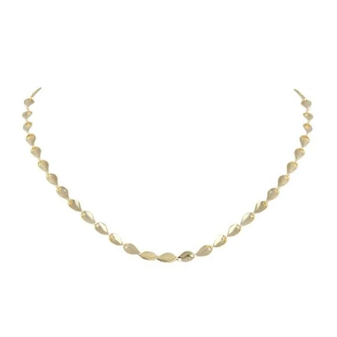 Get Your Favorite Jewelry At The Best Price Marcia Moran Gloria Leaf Chain Necklace