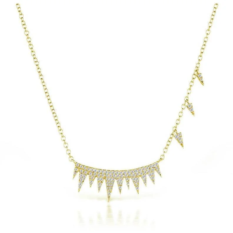 Get The Jewelry You Love At A Price You Love Meira T-Pave spike necklace