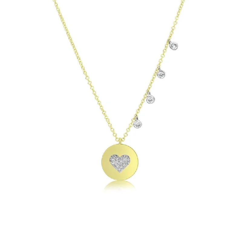 Grab Exquisite Jewelry At The Lowest Prices Meira T Diamond and Blue Sapphire Evil Eye Coin Necklace
