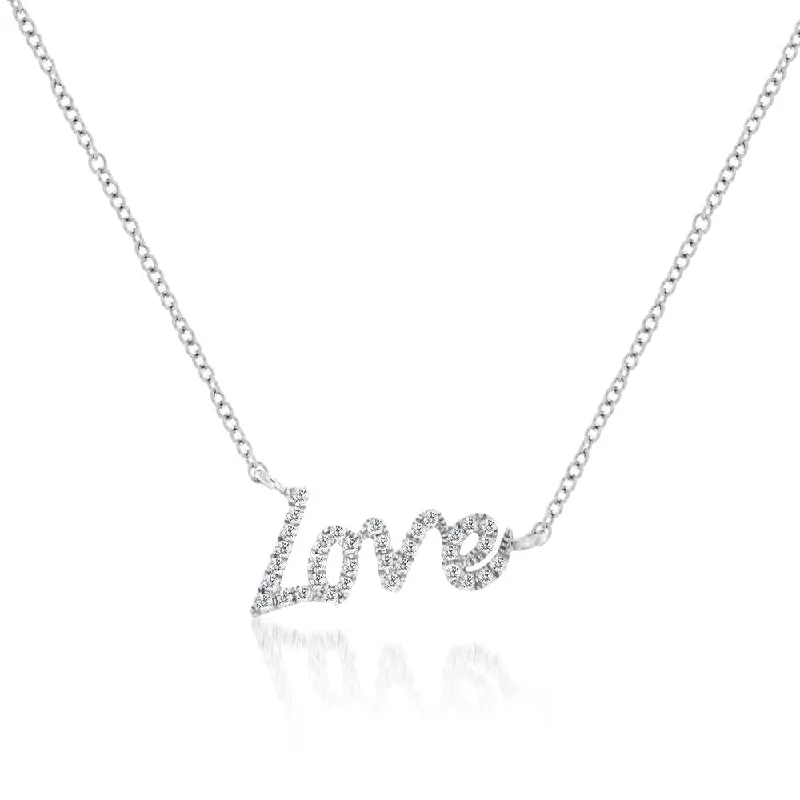 Eco-Friendly Sustainable Jewelry For Conscious Buyers Meira T Gold & Diamond Love Necklace