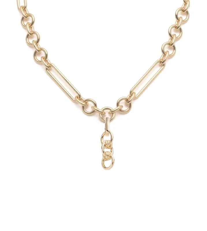 Bohemian-Inspired Jewelry For Free-Spirited Fashion Midsize Mixed Clip Chain Extension