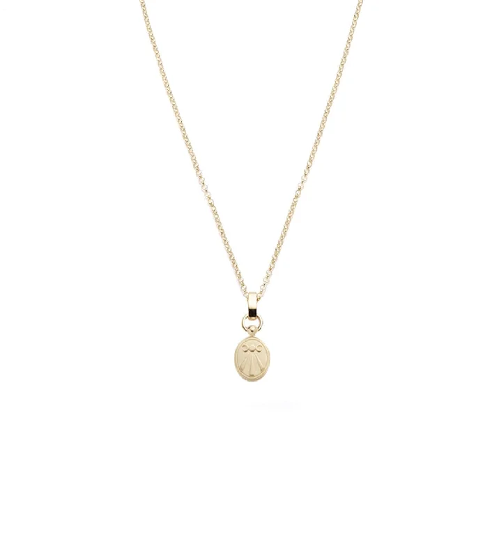 Shop Stylish Jewelry Now And Save Big Mind, Body, Soul - Wholeness : Fine Belcher Slide Crest Necklace