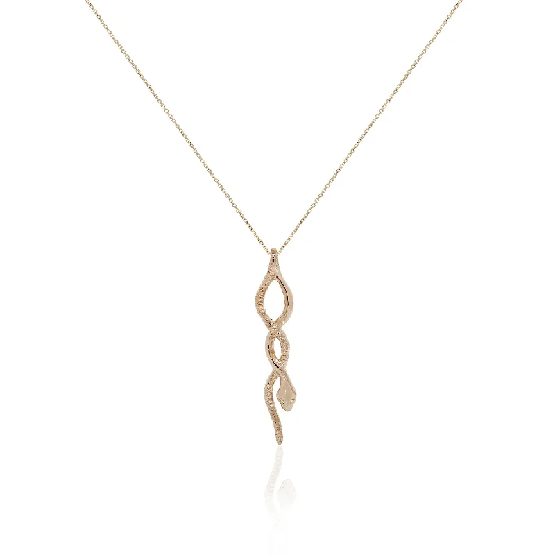 Mini Serpent Necklace Gold