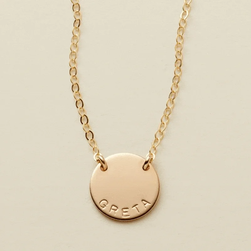 Luxury Meets Affordability – Jewelry Sale Now Live Mini Zola Disc Necklace
