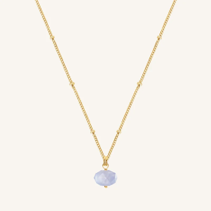 Premium Jewelry At Special Low Prices For A Limited Time Opulent Blue Lace Agate Necklace - Stone of Loyalty