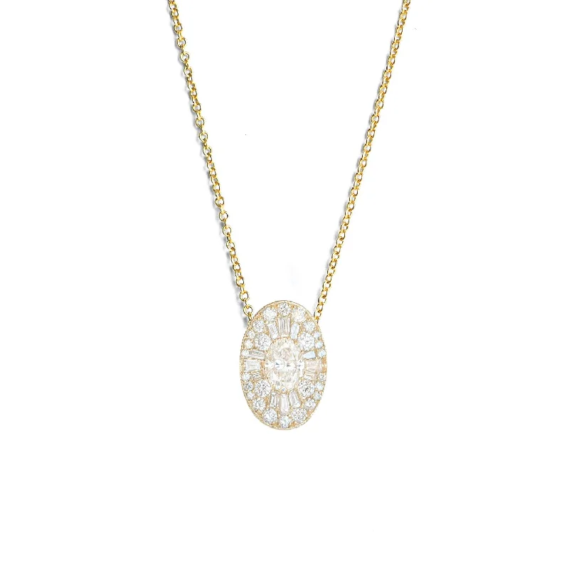 Personalized Jewelry Sale – Meaningful Gifts At Great Prices Oval Ballerina Oval Diamond Mosaic Pendant
