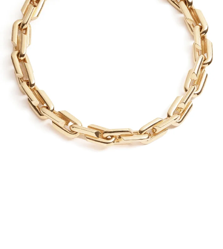 Unmissable Jewelry Sale – Shop Before It's Too Late Oversized Strong Hearts Love Link Chain Necklace