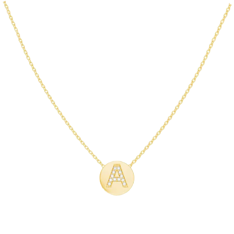 Exclusive Jewelry Sale – Limited-Time Discounts Kids Diamond Initial Coin Necklace