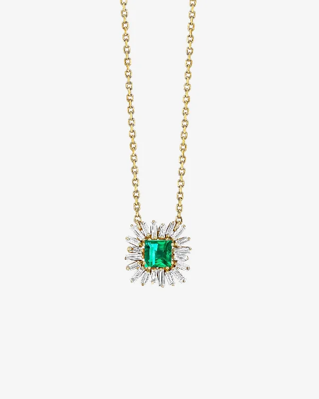 Princess Emerald Spark Pendant