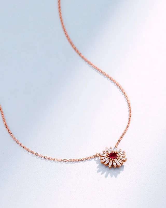 Flash Jewelry Sale – Get Stunning Pieces At Low Prices Princess Ruby Mini Spark Pendant