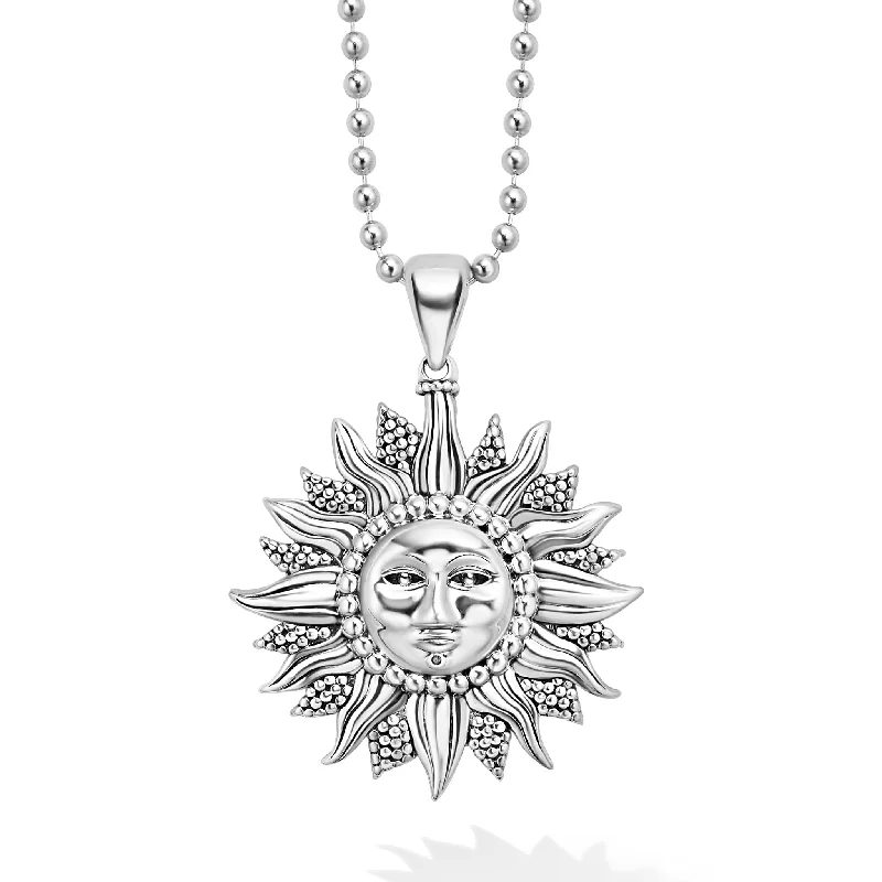 Rare Wonders Sun Pendant Necklace