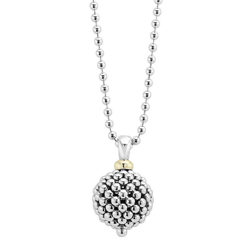 Signature Caviar Caviar Ball Pendant Necklace