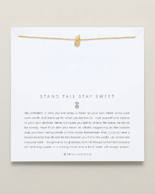 Stand Tall Stay Sweet Icon Necklace