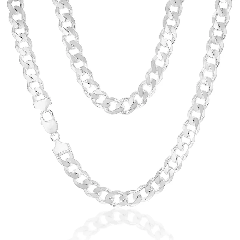 Handmade Pearl Jewelry For Timeless Elegance Sterling Silver Curb 250 Gauge 55cm Chain