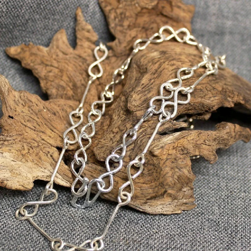 Sterling Silver Infinity Chain