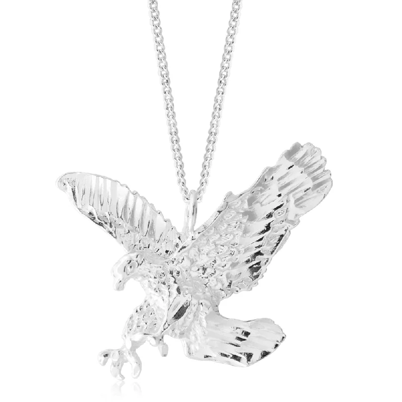 Jewelry Sale Alert – Shop Timeless Elegance Today Sterling Silver Landing Eagle Pendant