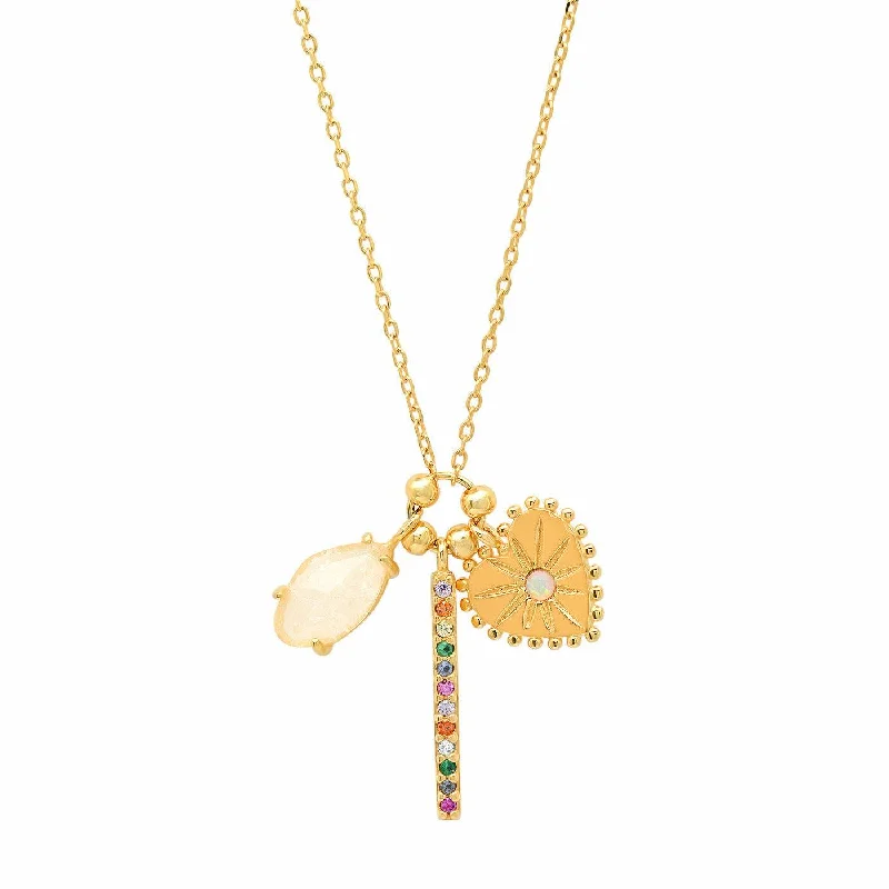Discounted Luxury Jewelry – Shine Without The Splurge TAI HEART CHARM NECKLACE