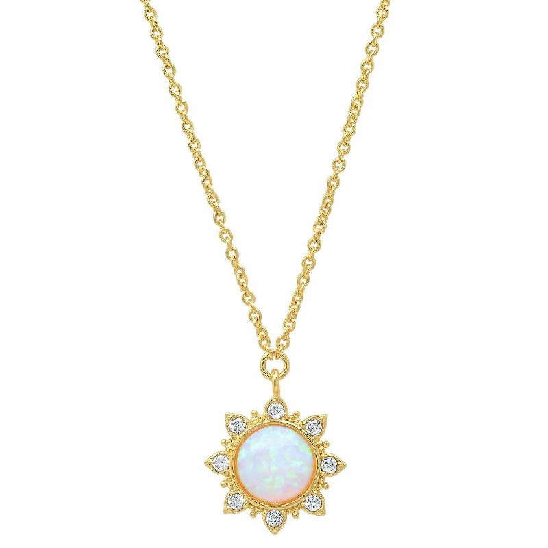 Limited-Stock Jewelry Clearance – Grab Your Favorites Now TAI OPAL BURST NECKLACE
